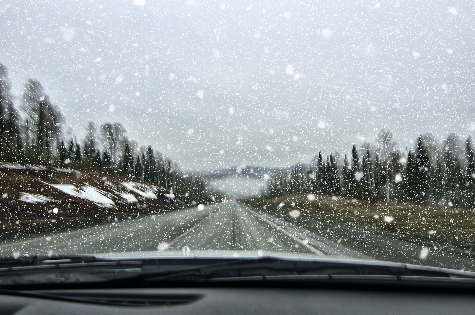 Winter road safety - Valley Automall in Henderson, NV