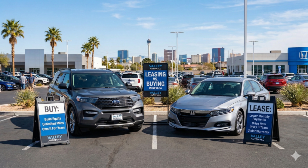 Leasing vs Buying a Car in Nevada - Valley Automall